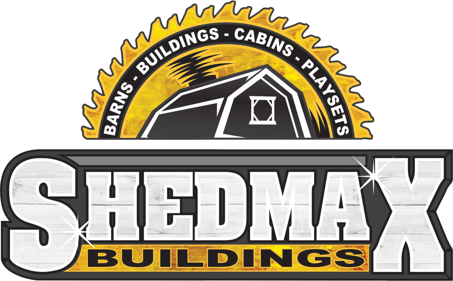 The Shedmax Buildings and More logo